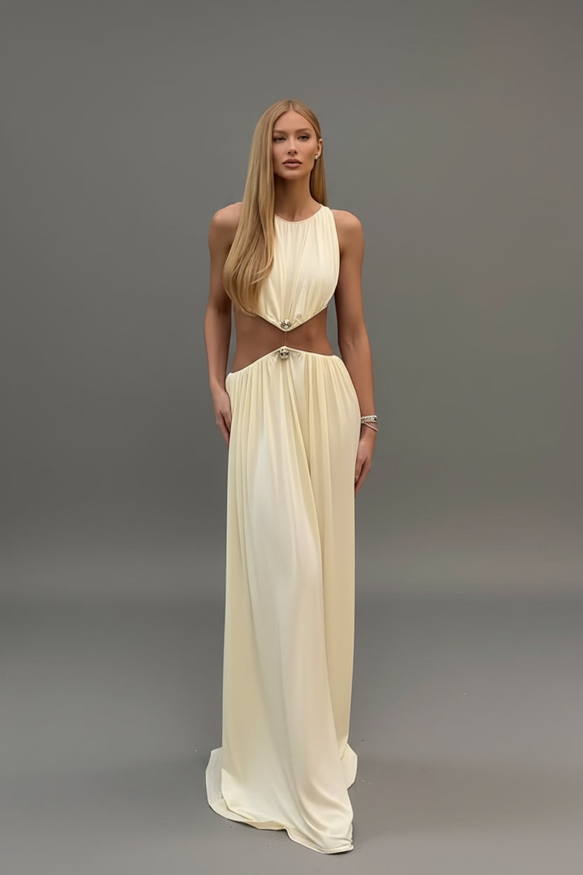 Daniela- Vestido elegante sin cintura