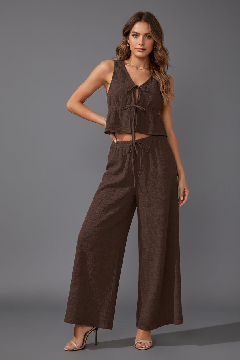 Nieves-  Conjunto de 2 piezas a la moda para mujer
