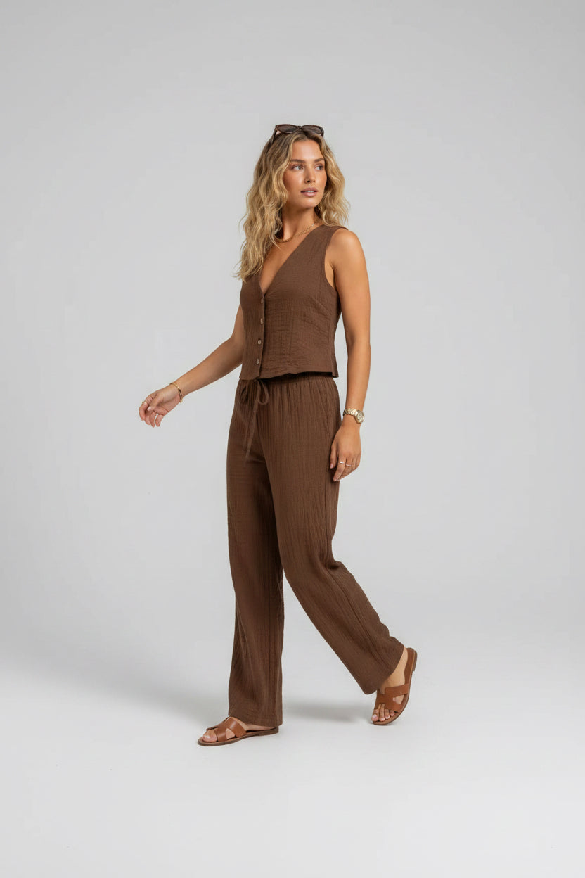 Nieves-  Conjunto de 2 piezas a la moda para mujer