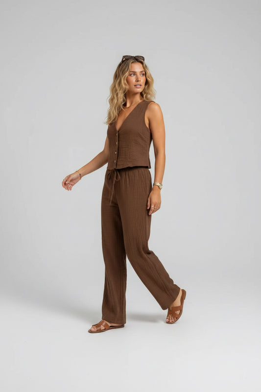 Nieves-  Conjunto de 2 piezas a la moda para mujer