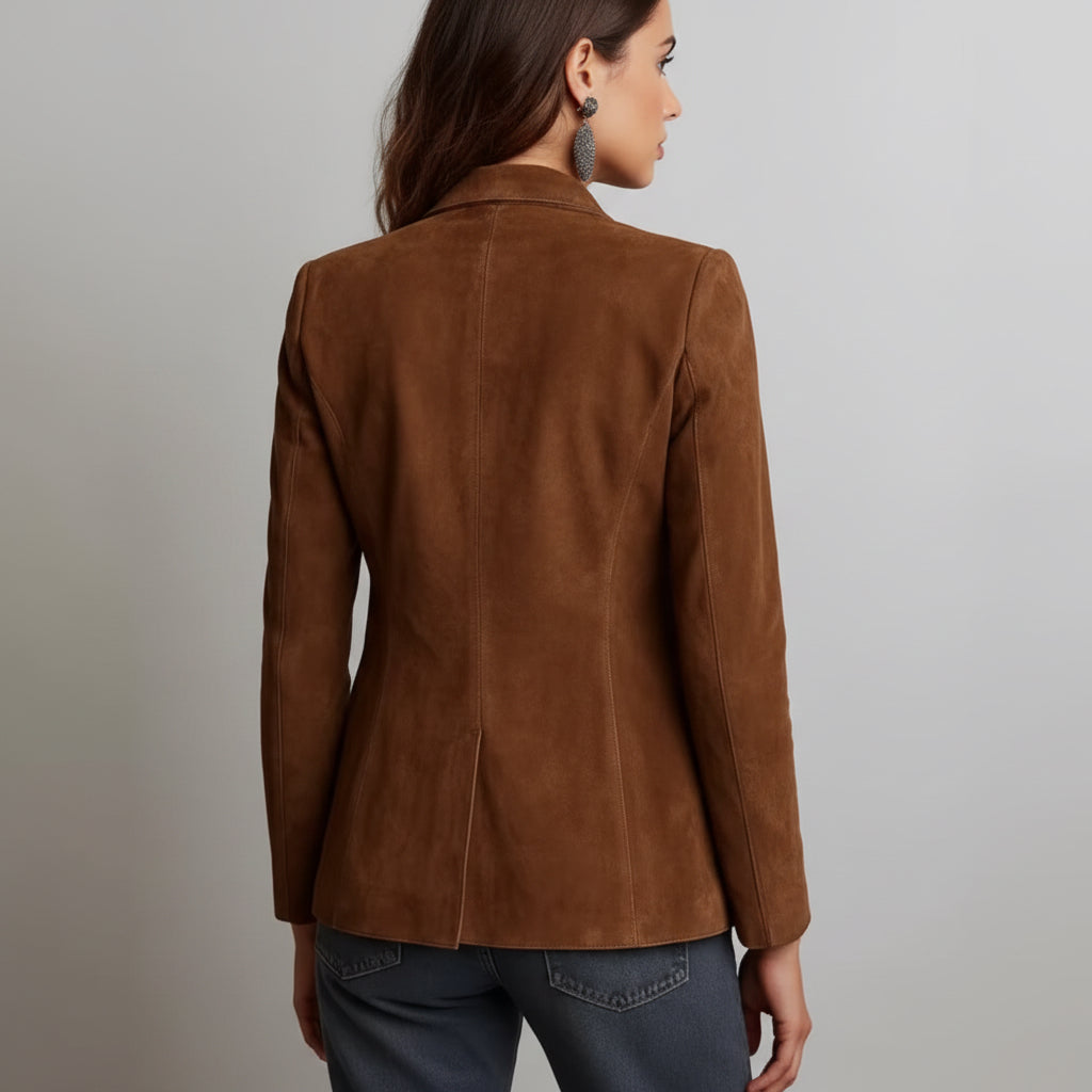 Mar- Chaqueta Blazer Vintage a la moda para mujer