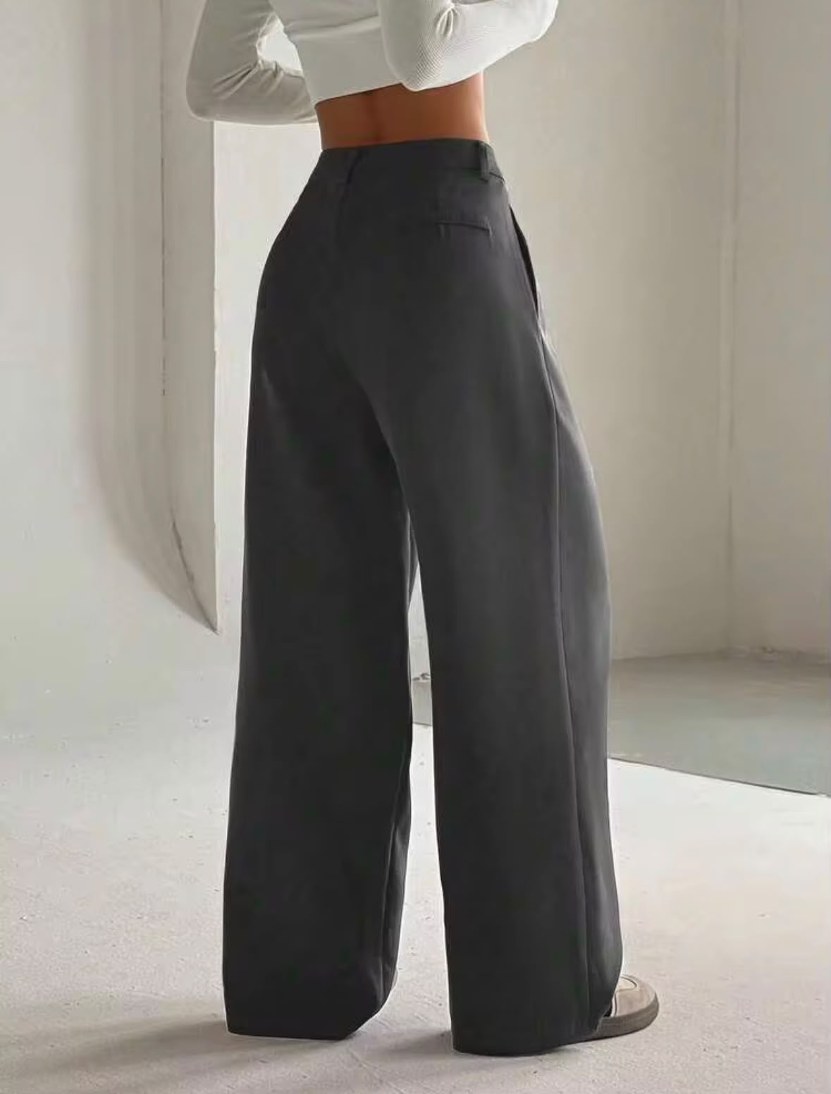Nerea- Pantalones anchos casuales elegantes